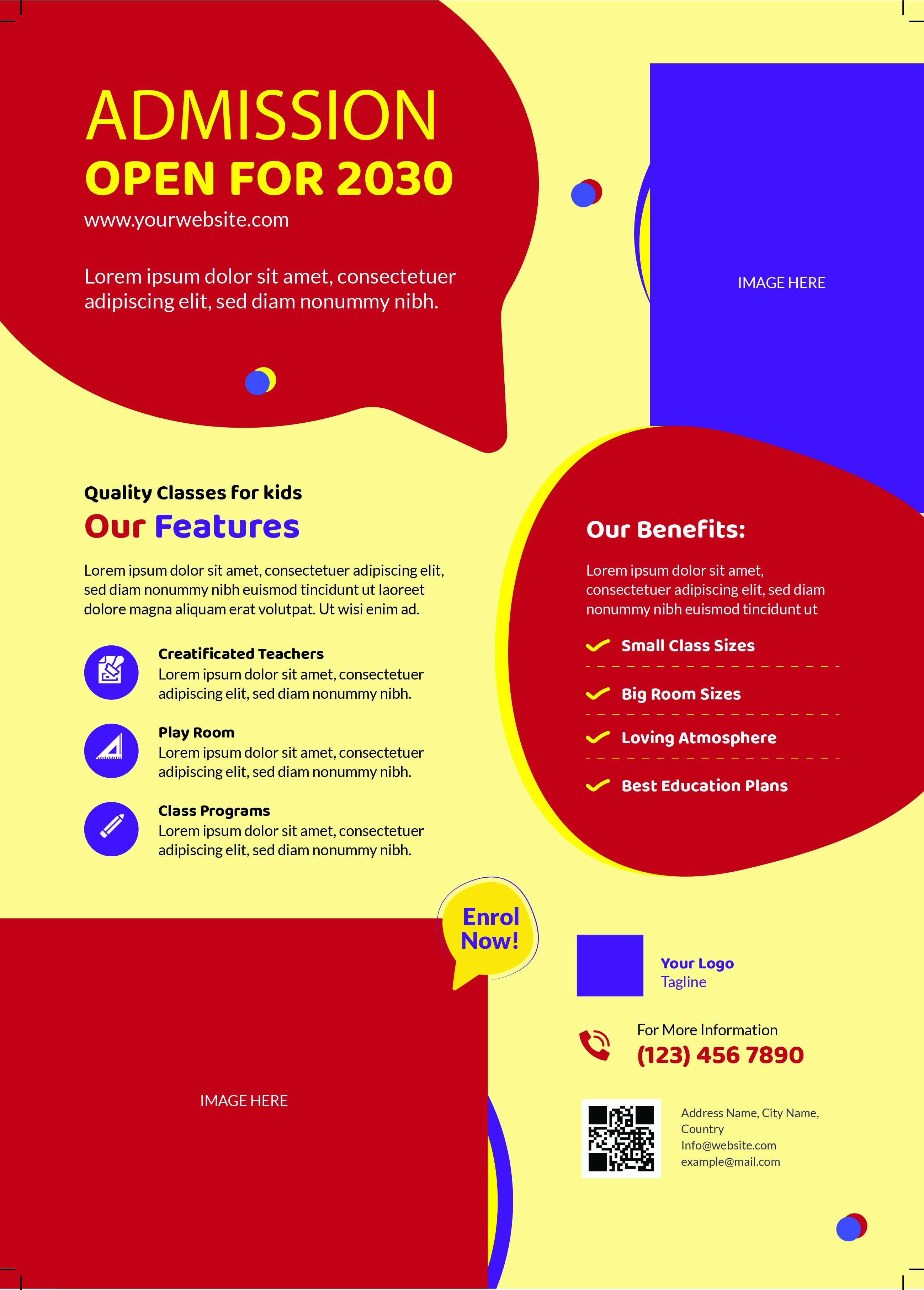 School admision Flyer 3